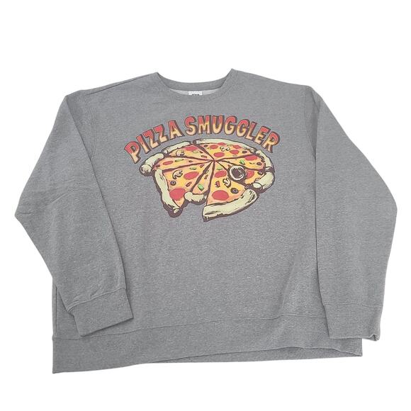 Disney Star Wars Pizza Smuggler Sweatshirt in Gray Size XL Disney bounding - Picture 3 of 9